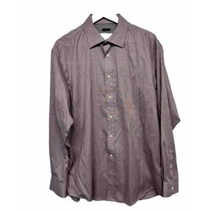 JOS. A. BANK Mens Rerserve Size Large 100% Egyptian Cotton Long sleeve shirt